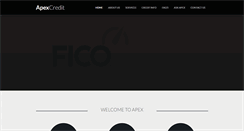 Desktop Screenshot of apexcredit.com
